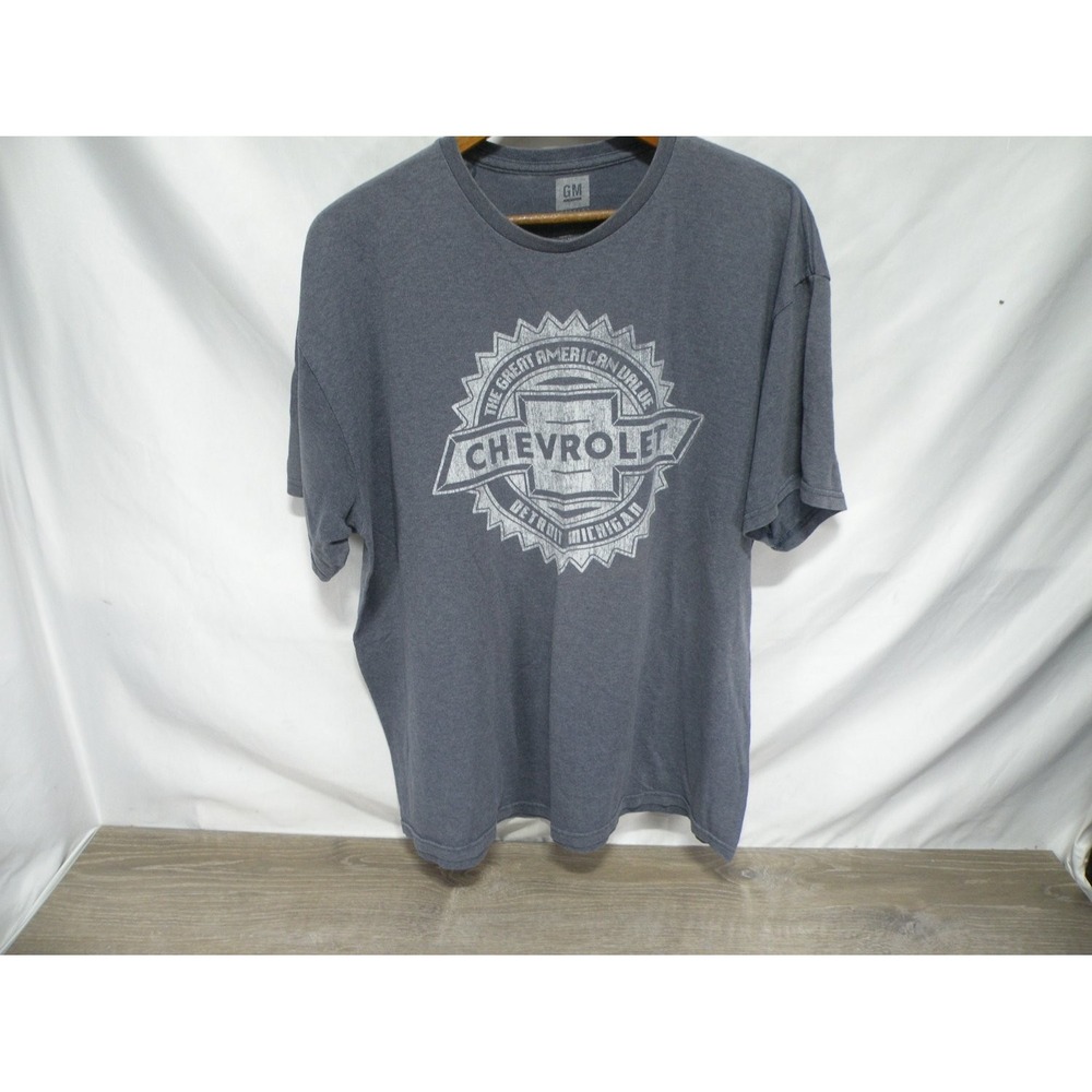 GM the Greatest American ... Chevrolet ... Detroit Michigan USA T-Shirt Mens L